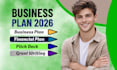 write a business plan with a financial plan for startups, business plan writer