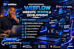 fix webflow website design, webflow edit template, fix mobile responsive issues