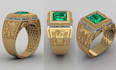 do 3d jewelry ring design, engagement ring design, 3d printable shape gold ring,
