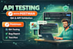 manual rest API testing using postman