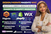 design or migrate magento wix ecommerce website developer to shopify migration