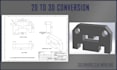 convert 2d drawings into accurate 3d cad models