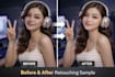 retouch image, transparent background, remove objects, etc