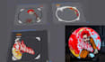 convert 2d image to 3d lightbox, 3d text, keychain coaster, lightbox neon light
