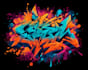 make hand drawn graffiti logo design