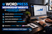 build wordpress membership website subscription website with memberpress, lms
