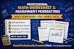 create professional question papers, mcqs, and practice worksheets