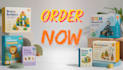 design creative educational toy packaging box with 3d mockup