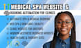 build medical spa website with booking payment automation system