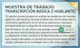 transcribiré tus audios en español a texto