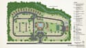 design rv park master plan site and campground with 2d plan, render