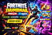 create 3d fortnite creative map thumbnail for uefn