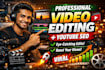 professional youtube video editing with high SEO