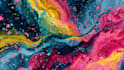 create modern abstract art digital painting