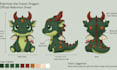design custom plush reference sheet tech pack stuffed animal toy and ych concept