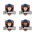 design modern mascot clan logo for your gaming stream