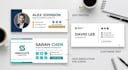 design a professional clickable email signature with social icons