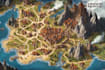 create detailed fantasy cartography game world maps