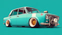 design custom automotive illustration