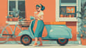 make retro and vintage illustration