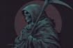 make great skull or grim reaper illustration in my style