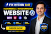 fix debug opencart wordpress website configure modules ecommerce development