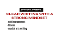 write self improvement and fitness blog posts