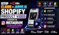 setup n8n claude shopify product video jarvis ai autopost instagram higgsfield
