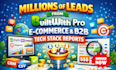 provide unlimited ecommerce or tech stack leads using builtwith pro, b2b reports