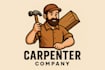 do high quality carpenter eps mascot logo with my own creative thinking