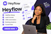 create heyflow quiz funnels, lead funnels, onboarding flows and jotform forms