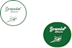 create skin care label, cosmetic logo and packaging