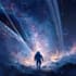 create high quality space art and futuristic space scenes