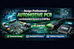 design professional automotive pcb with embedded system can bus and schematic