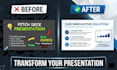 design a professional startup pitch deck for investors