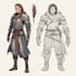 draw dnd character illustration