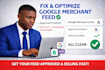 optimize product feed for google merchant centre fix product feed error in gmc