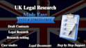 do legal research, contract drafting, bid tender writing draft legal documents