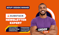 substack account setup podcast setup newsletter design manage substack post