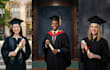 design a professional graduation photo for missed convocation