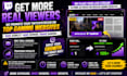 promote your twitch live stream to bring in more live viewer through embedding