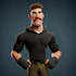 create high quality 3d character