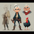 draw character design concept