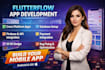 do flutter app development using flutterflow flutter developer flutter app dev