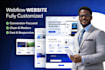 design, develop redesign webflow website, figma to webflow, expert webflow dev