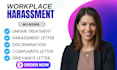 write workplace harassment complaint, HR grievance, eeoc retaliation letter