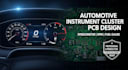 car digital dashboard pcb, speedometer, and fuel gauge