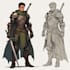 draw dnd character illustration