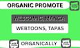 promote your webtoon, web comic promotion, comic, manga, tapas