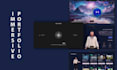 develop immersive 3d web experience using next js and three js